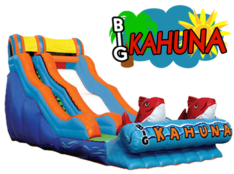 The kids will go bananas on the BIG KAHUNA water slide!